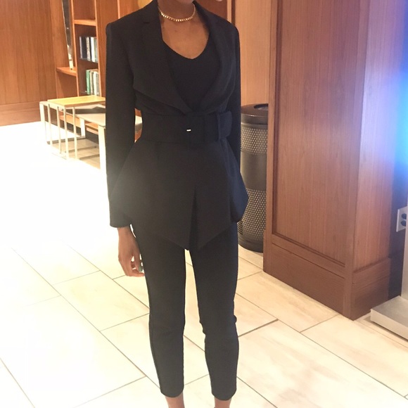 BCBGMazAzria black peplum jacket - Picture 4 of 4